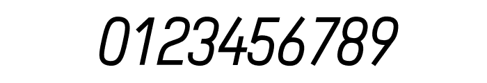 ZF2334 Squarish Regular Italic Font OTHER CHARS