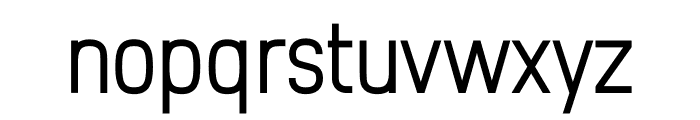 ZF2334 Squarish Regular Font LOWERCASE