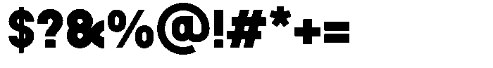ZF Base Sans Pro Black Font OTHER CHARS