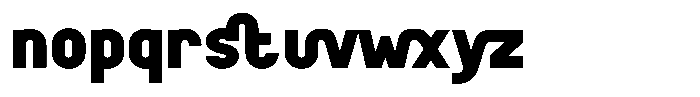 ZF Base Sans Pro Black Font LOWERCASE