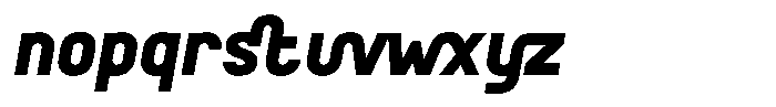 ZF Base Sans Pro Bold Italic Font LOWERCASE