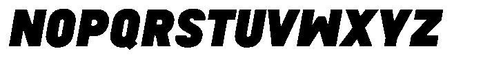 ZF Base Sans Pro Fat Italic Font UPPERCASE
