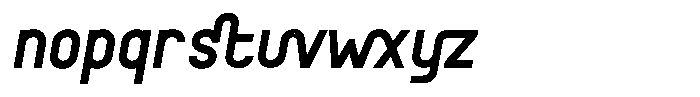 ZF Base Sans Pro Italic Font LOWERCASE