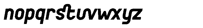 ZF Base Sans Pro Medium Italic Font LOWERCASE