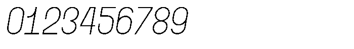 ZF Base Sans Pro Thin Italic Font OTHER CHARS