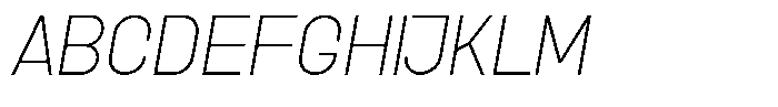 ZF Base Sans Pro Thin Italic Font UPPERCASE