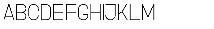 ZF Base Sans Pro Thin Font UPPERCASE