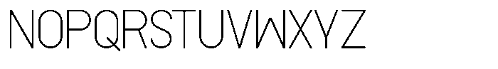 ZF Base Sans Pro Thin Font UPPERCASE