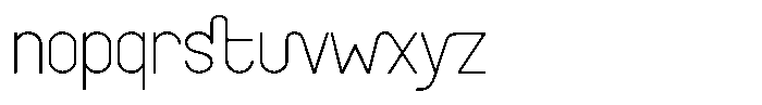 ZF Base Sans Pro Thin Font LOWERCASE