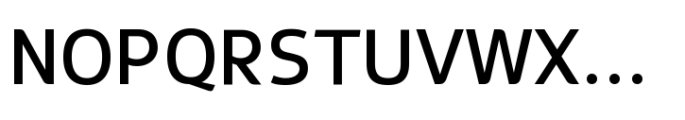 ZF Gently Semi Bold Font UPPERCASE