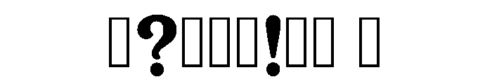 Zhavia Regular Font OTHER CHARS