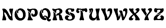 Zhavia Regular Font UPPERCASE