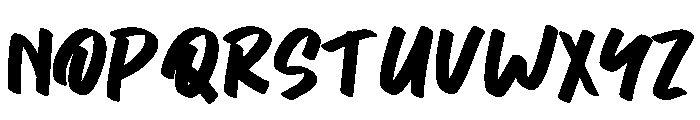 Zholom Font UPPERCASE
