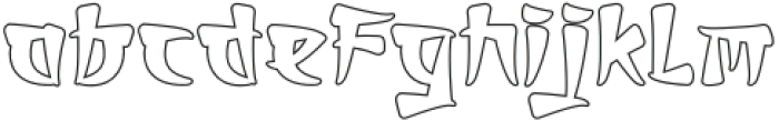 Zhabuki Outline otf (400) FONT