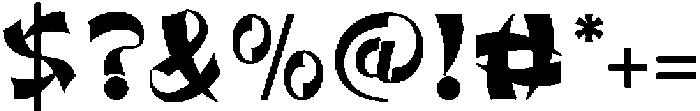 Zhong otf (400) Font OTHER CHARS