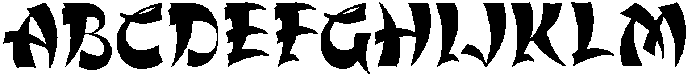 Zhong otf (400) Font UPPERCASE