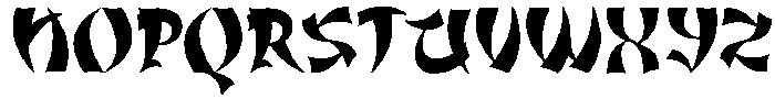 Zhong otf (400) Font UPPERCASE