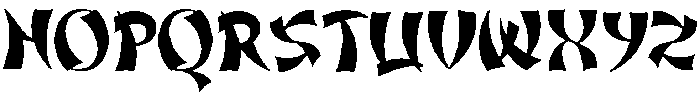 Zhong otf (400) Font LOWERCASE