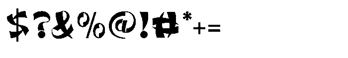 Zhong Font OTHER CHARS