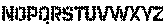 ZIGZAG Bold Font UPPERCASE