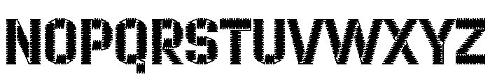 ZIGZAG ExtraBold Font LOWERCASE