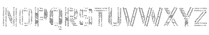 ZIGZAG ExtraLight Font LOWERCASE