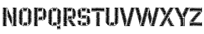 ZIGZAG Medium Font UPPERCASE