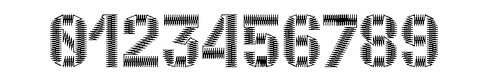 ZIGZAG Regular Font OTHER CHARS