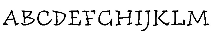 Zingiber Std Regular Font UPPERCASE