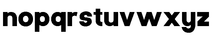 ZIFTONE-Bold Font LOWERCASE