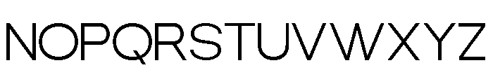ZIFTONE Extra Light Font UPPERCASE
