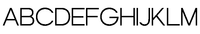 ZIFTONE-ExtraLight Font UPPERCASE
