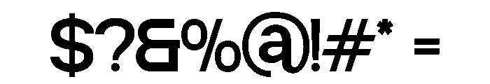 ZIFTONE-Medium Font OTHER CHARS