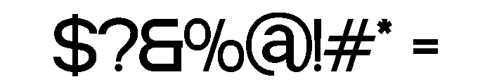 ZIFTONE-Regular Font OTHER CHARS