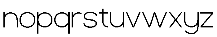 ZIFTONE-Thin Font LOWERCASE