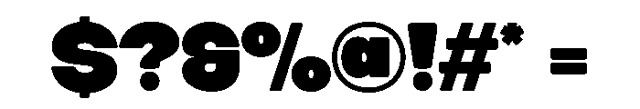 ZIRON-Regular Font OTHER CHARS