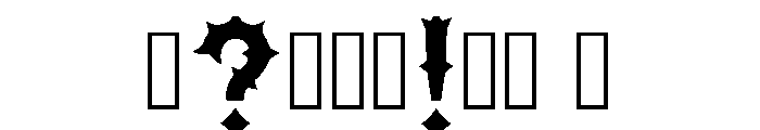 Ziad Regular Font OTHER CHARS