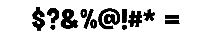 Zigwo Black Font OTHER CHARS