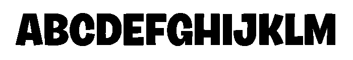 Zigwo Black Font UPPERCASE