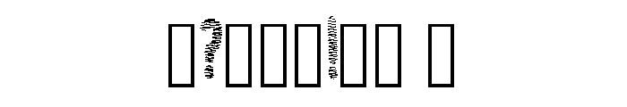 Zigzag Embroidery Stitc Regular Font OTHER CHARS