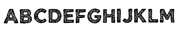 Zigzag Regular Font UPPERCASE