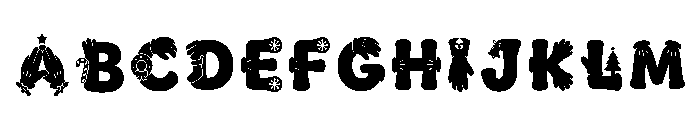 Zillah Regular Font UPPERCASE