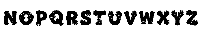 Zillah Regular Font LOWERCASE