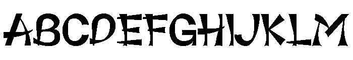 Zilong Font UPPERCASE