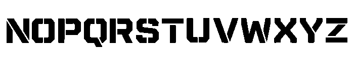 Zina Regular Font UPPERCASE