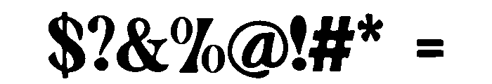 Zing_Rust Font OTHER CHARS