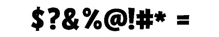 Zingoo Font OTHER CHARS