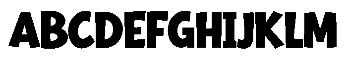 Zingoo Font UPPERCASE