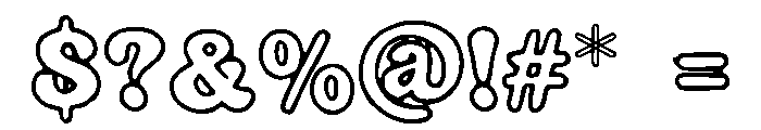 Zion_Letters Font OTHER CHARS