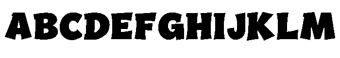 Zippy Love Font UPPERCASE